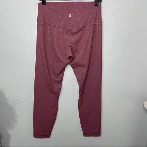 Lululemon Align High Rise Pant Leggings Plumful Embossed Purple 10 - Picture 11 of 12